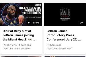 LeBron-Heat rumors surge after YouTube mystery