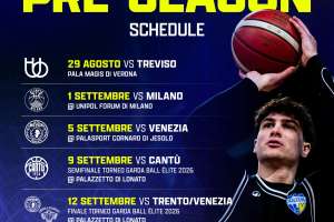 Tezenis Verona: il calendario della pre-season