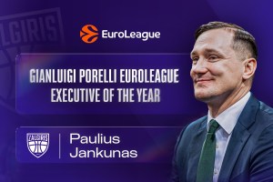 Paulius Jankunas eletto Executive of the Year di EuroLeague