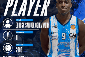 Virtus Basket Molfetta firma Samuel Ogiemwonyi