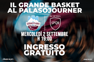Sebastiani Rieti: il 2 settembre amichevole contro la BC Roma SPQR