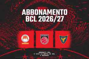 Varese, la campagna abbonamenti di Basketball Champions League