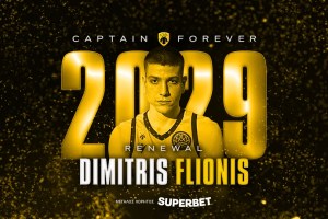 AEK Athens extends Dimitris Flionis through 2029