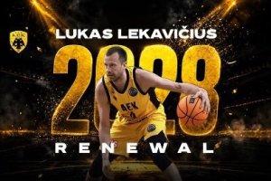 AEK BC Re-Signs Lukas Lekavičius to Two-Year Contract Extension