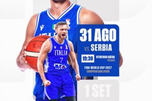 Qualificazioni Mondiali 2027, oggi Italia-Serbia: gli orari di tutte le partite