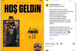Mersin officially signs Kruize Pinkins