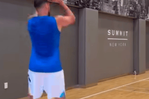 Klay Thompson segna 73 triple di fila in allenamento