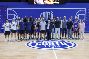 Pallacanestro Cantù: quattro leggende incontrano giocatori e staff