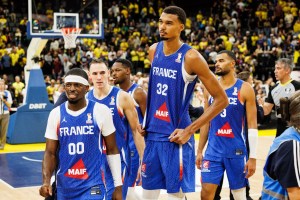 Wembanyama takes over late as France beats Sweden 84-69