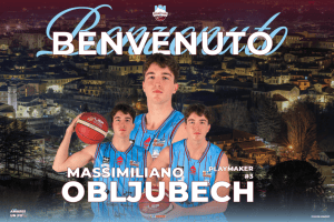 La Sebastiani aggiunge al roster Massimiliano Obljubech, indosserà la canotta numero 3: “Qui per portare energia”