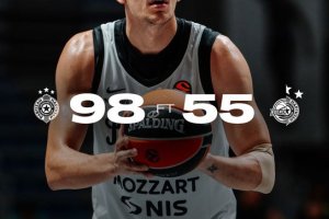 Partizan dominates Fuenlabrada 98-55 in Belgrade