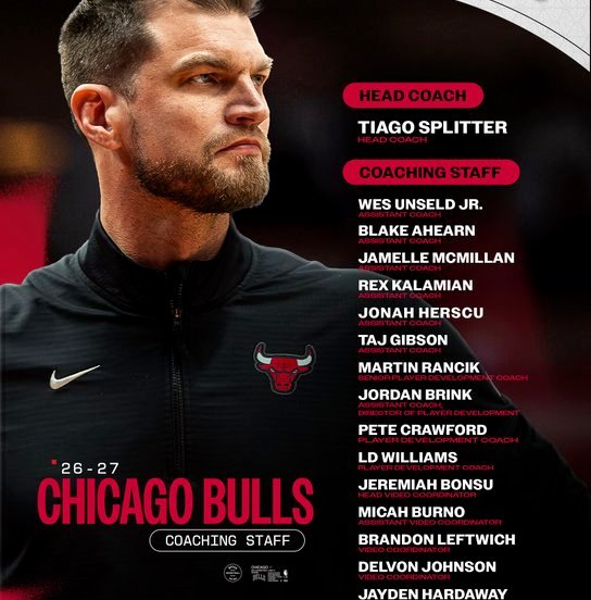 bulls coaching staff