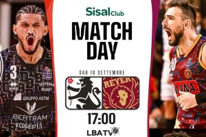 LBA Supercoppa SisalClub: Bertram Derthona-Reyer Venezia