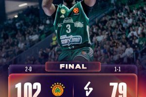 EuroLeague Round 2 | Non c’è storia ad Atene: il Panathinaikos spazza via l’ASVEL Villeurbanne