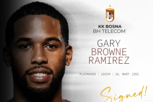 Gary Browne joins KK Bosna BH Telecom