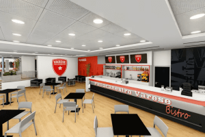 Pallacanestro Varese, il meraviglioso rendering del Campus 2.0