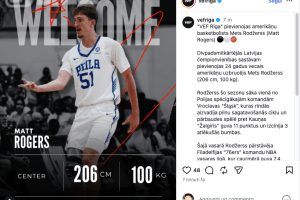 VEF Riga, ufficiale Matt Rogers