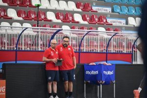RSR Sebastiani Rieti, sabato la sfida alla Virtus Roma. Coach Fabrizi: “Lavoriamo su noi stessi”