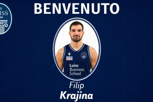 Luiss Basket, Filip Krajina completa il roster 2026/27