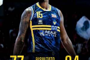Torino passa a Pistoia 84-77: Allen e Harvey trascinano la Reale Mutua