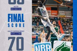 La Valtur Brindisi scappa e amministra contro l’Halley Campania Avellino Basket