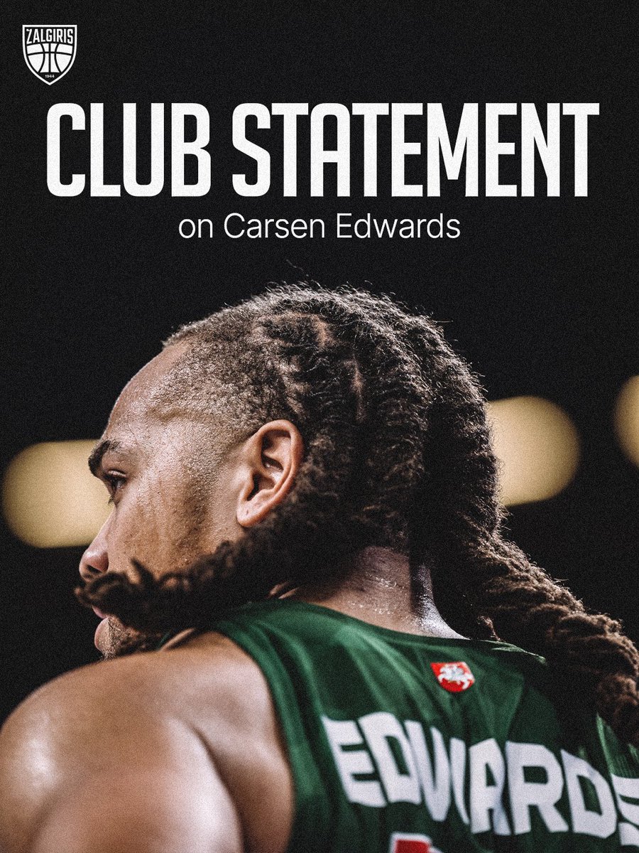 Zalgiris fines Carsen Edwards after drunk-driving incident