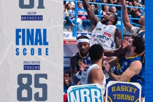 Torino viene fuori nel finale, infligge a Brindisi la prima sconfitta stagionale