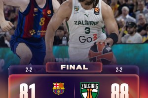 Il Barcellona si scioglie nel finale, vince lo Zalgiris Kaunas in rimonta