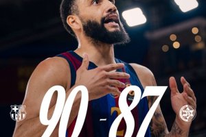 La tripla di Justin Robinson firma il successo del Barcellona sul Maccabi Tel Aviv