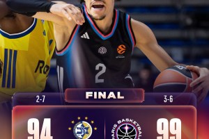 EuroLeague Round 9 | Il Paris Basketball festeggia, sconfitto il Maccabi Tel Aviv