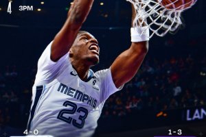 Coward guida Memphis, Jerome chiude i conti: Utah perde anche Markkanen e Jackson