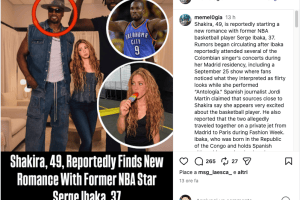 Shakira e Serge Ibaka, voci su una possibile relazione