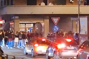 Fortitudo, scontri tra gruppi della tifoseria dopo la vittoria su Montecatini