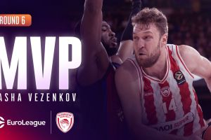 Sasha Vezenkov è l’MVP della 6a giornata di Euroleague