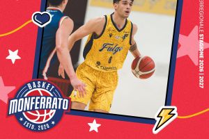 Novipiù Monferrato Basket: accordo con Gabriele Ghidini