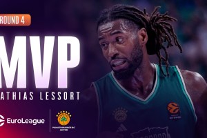 EuroLeague, Mathias Lessort MVP del Round 4