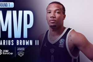 Aquila Trento, Darius Brown è l’MVP del Round 1 di EuroCup