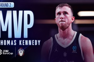 EuroCup, Thomas Kennedy MVP del Round 2: 26 punti contro Tenerife
